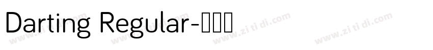 Darting Regular字体转换